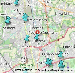 Mappa Via Rotondi Gaspare, 20037 Paderno Dugnano MI, Italia (3.12067)