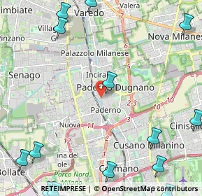 Mappa Via XXV Aprile, 20037 Paderno Dugnano MI, Italia (3.475)