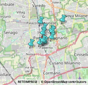 Mappa Via XXV Aprile, 20037 Paderno Dugnano MI, Italia (0.8625)