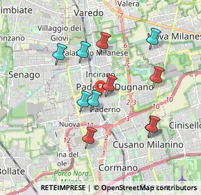 Mappa Via XXV Aprile, 20037 Paderno Dugnano MI, Italia (1.70545)