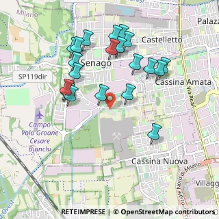 Mappa Via Oriana Fallaci, 20030 Senago MI, Italia (0.9685)