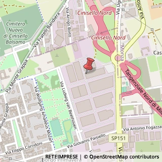 Mappa Via Privata Georges Bizet, 34, 20092 Cinisello Balsamo, Milano (Lombardia)