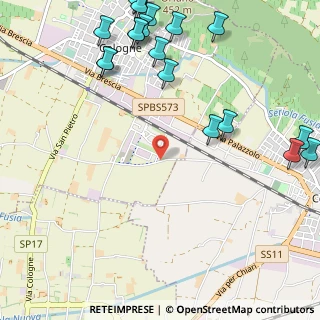 Mappa Via Cagino, 25033 Cologne BS, Italia (1.548)