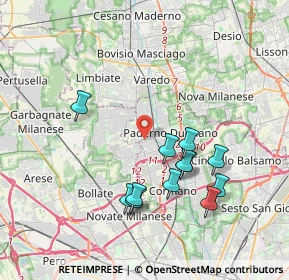 Mappa Via Guido Rossa, 20037 Paderno Dugnano MI, Italia (3.67417)