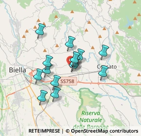 Mappa Via Molinelle, 13855 Valdengo BI, Italia (2.57933)