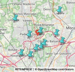 Mappa Riboldi, 20037 Paderno Dugnano MI, Italia (3.91182)