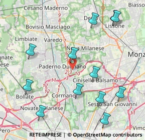 Mappa Riboldi, 20037 Paderno Dugnano MI, Italia (4.91167)