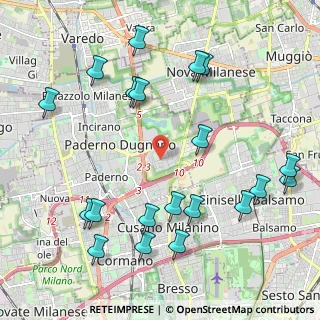 Mappa Via Cardinale Luigi Riboldi, 20037 Paderno Dugnano MI, Italia (2.4955)