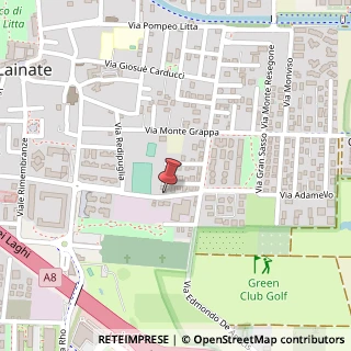Mappa Via Don G. Bollini, 12, 20020 Lainate, Milano (Lombardia)