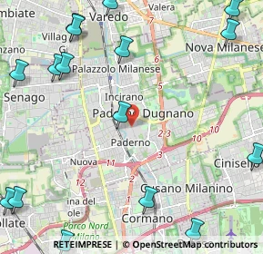 Mappa Piazza Matteotti, 20037 Paderno Dugnano MI, Italia (3.25313)