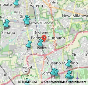 Mappa Piazza Matteotti, 20037 Paderno Dugnano MI, Italia (3.18067)