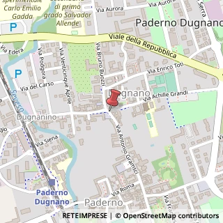 Mappa Via Achille Grandi, 2, 20037 Paderno Dugnano, Milano (Lombardia)