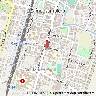 Mappa Borgo Trento Trieste, 29, 35012 Camposampiero, Padova (Veneto)