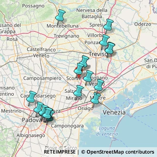 Mappa Via Moglianese, 30037 Scorzè VE, Italia (16.902)
