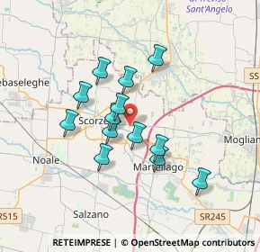 Mappa Via Moglianese, 30037 Scorzè VE, Italia (2.77154)