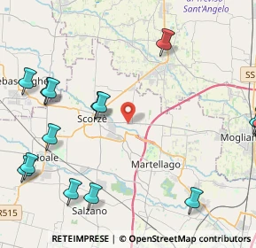 Mappa Via Moglianese, 30037 Scorzè VE, Italia (6.287)