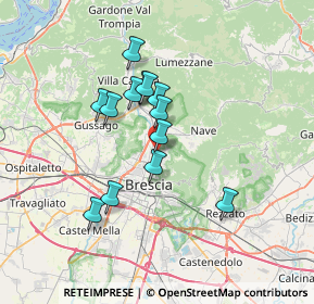 Mappa Via Triumplina, 25128 Brescia BS, Italia (5.55385)