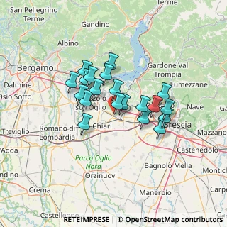Mappa Via San Pietro, 25030 Coccaglio BS, Italia (10.278)