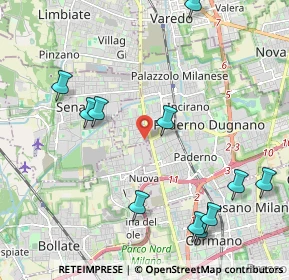 Mappa Via I Maggio, 20037 Paderno Dugnano MI, Italia (2.48)