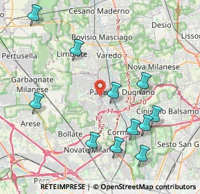 Mappa Via I Maggio, 20037 Paderno Dugnano MI, Italia (4.48455)