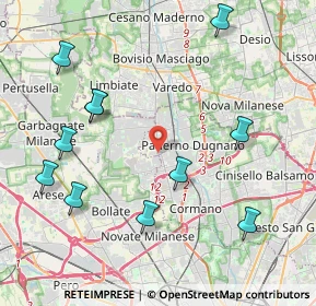 Mappa Via I Maggio, 20037 Paderno Dugnano MI, Italia (4.71909)