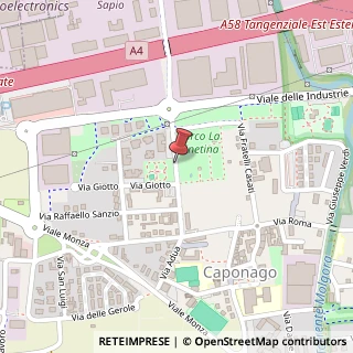 Mappa Via Senatore Luigi Simonetta, 26, 20867 Caponago, Monza e Brianza (Lombardia)