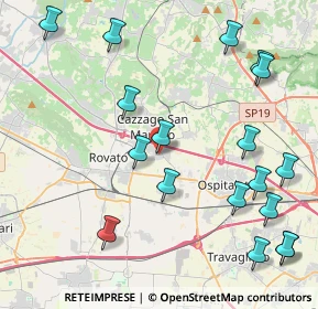 Mappa Via Sandro Pertini, 25046 Cazzago San Martino BS, Italia (5.11278)