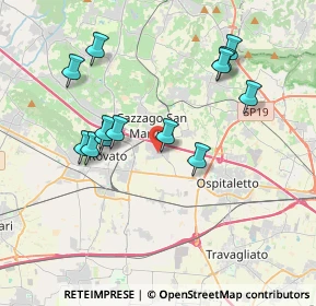 Mappa Via Sandro Pertini, 25046 Cazzago San Martino BS, Italia (3.63846)