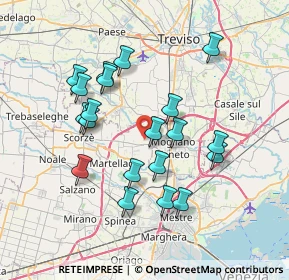 Mappa Via Campocroce, 30037 Scorzè VE, Italia (6.82)