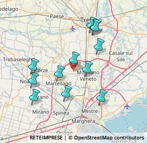 Mappa Via Campocroce, 30037 Scorzè VE, Italia (7.07167)