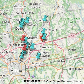 Mappa Via Socrate, 20864 Agrate Brianza MB, Italia (8.15316)