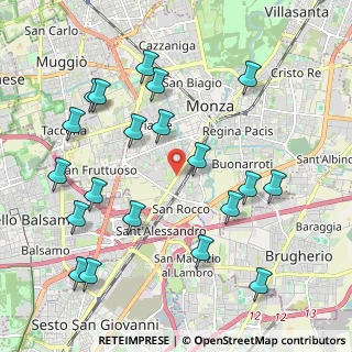 Mappa Via Gerolamo Borgazzi, 20052 Monza MB, Italia (2.3275)