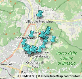 Mappa Mompiano, 25133 Brescia BS, Italia (1.3755)