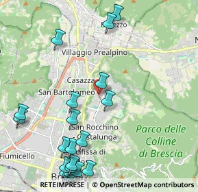 Mappa Mompiano, 25133 Brescia BS, Italia (2.7375)