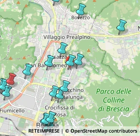 Mappa Mompiano, 25133 Brescia BS, Italia (2.733)