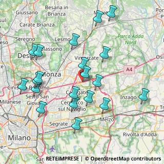 Mappa Via Vismara, 20041 Agrate Brianza MB, Italia (8.4885)