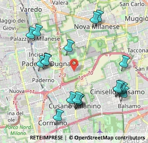 Mappa Via Pietro Mascagni, 20037 Paderno Dugnano MI, Italia (2.2545)