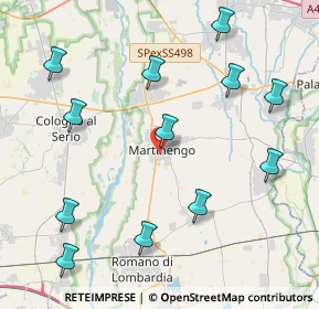 Mappa Via 2 Novembre, 24057 Martinengo BG, Italia (4.85333)