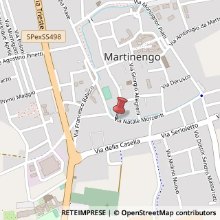 Mappa Via Natale Morzenti,  20, 24057 Martinengo, Bergamo (Lombardia)
