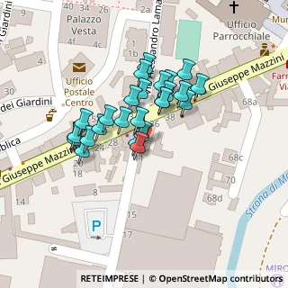 Mappa VIA ALESSANDRO LAMARMORA, 13836 Cossato BI, Italia (0.04346)