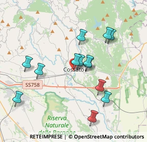 Mappa VIA ALESSANDRO LAMARMORA, 13836 Cossato BI, Italia (3.53385)