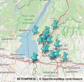 Mappa Via Varesche, 37010 Verona VR, Italia (10.06824)