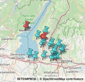 Mappa Via Varesche, 37010 Verona VR, Italia (11.3885)