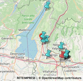 Mappa Via Varesche, 37010 Verona VR, Italia (16.0225)