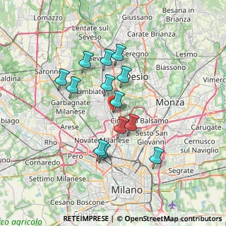 Mappa Seveso, 20037 Paderno Dugnano MI, Italia (6.00923)
