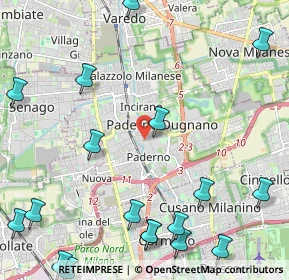 Mappa Seveso, 20037 Paderno Dugnano MI, Italia (3.12833)