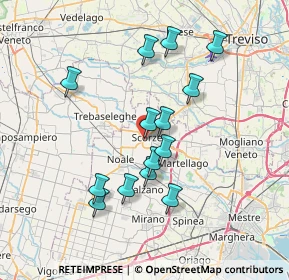 Mappa Via Padova, 30037 Scorzè VE, Italia (6.59)