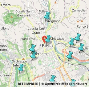 Mappa Piazza Martiri della Libertà, 13900 Biella BI, Italia (2.51636)