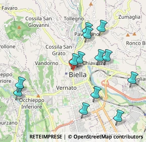 Mappa Piazza Martiri della Libertà, 13900 Biella BI, Italia (2.08)