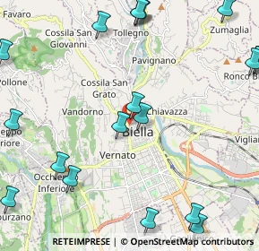 Mappa Piazza Martiri della Libertà, 13900 Biella BI, Italia (3.02684)